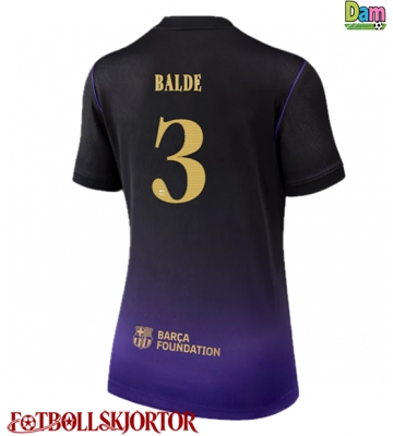 Barcelona Alejandro Balde #3 Bortatröja Dam 2026-27 Kortärmad